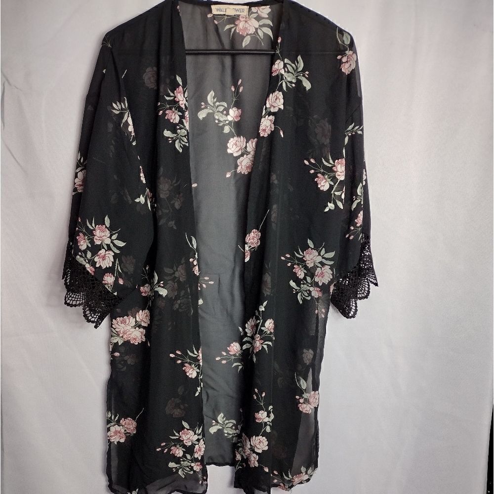 Wallflower sheer cardigan